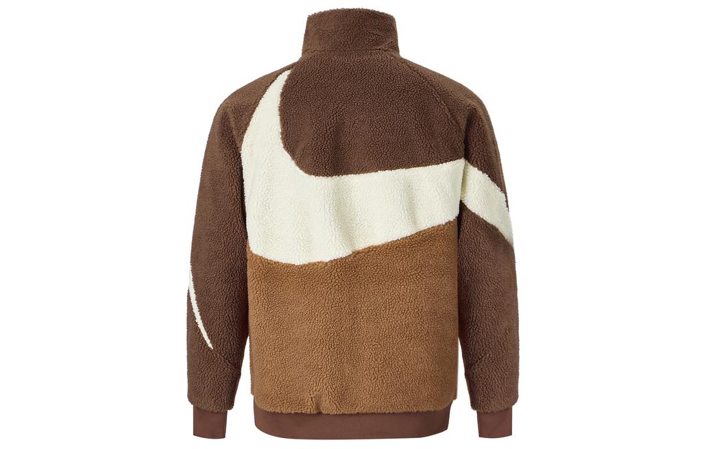 Nike SportswearSwoosh Velvet feel Coat Men's Cocoa/Coconut Milk/Light British Umber/Coconut Milk BQ6546-259