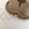 Korean Version of Pearl Open Ring Women's Personality Design Sense Simple Ring Tide