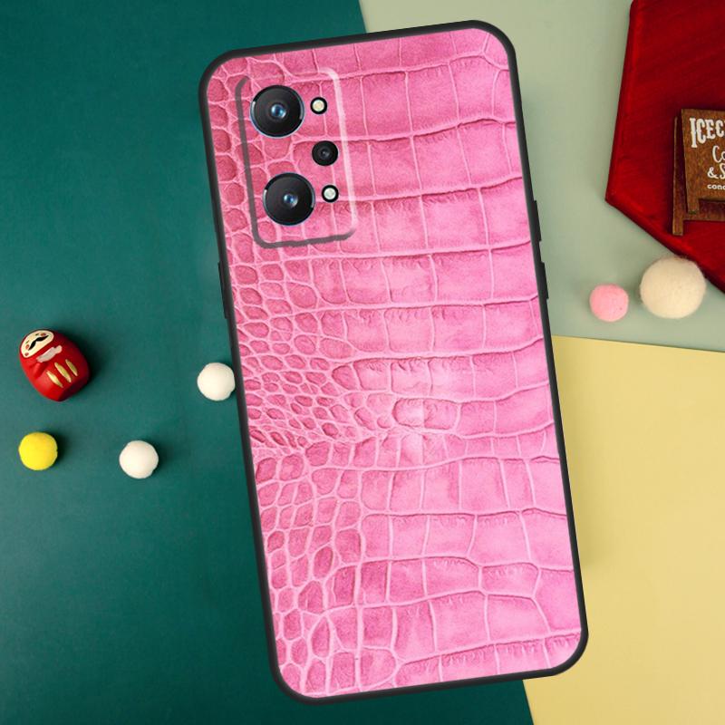 Crocodile Pattern Print For Realme GT7 Pro 15 13 10 11 12 14 Pro Plus C55 C71 C75 C67 C63 C61 C53 C35 C65 GT6 Case