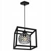 HANGING LAMP CAGE ELEGANT GLASS BALL