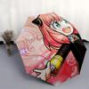 1pc Cat Ear Pink Hair Girl: Automatic Opening Closing Umbrella with Foldable Design, Iron Frame, Outdoor Use, Festival Gift for Fans, Travelers, Daily