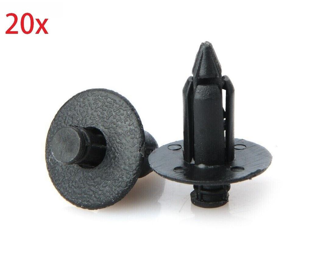 10/20/50Pcs 8mm Hole Bike Fasteners Plastic Rivet Fairing Trim Clips for Honda Yamaha Suzuki Automobiles Parts Car Interior