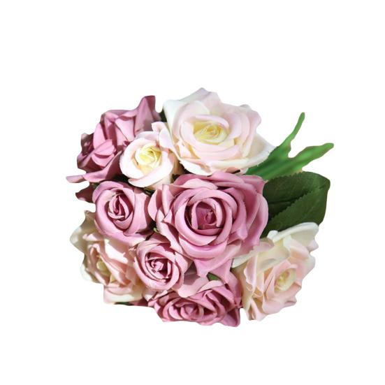 1 Stück künstliche Rose Blume Foto Requisite Hochzeit Home Office Tischdekoration