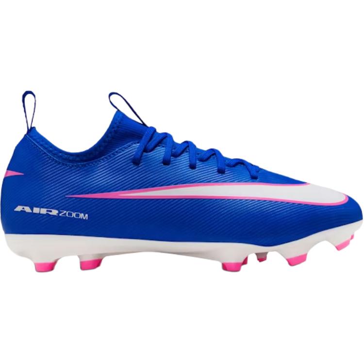 Nike Jr. Mercurial Vapor 16 Academy MG  PS Racer Blue Kids Cleats White FQ8392-446