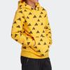 adidas Sweatshirt YB ID TP FZ HD Knitted Fabric Sports Fleece Lined Hooded Yellow Teenagers ED6403