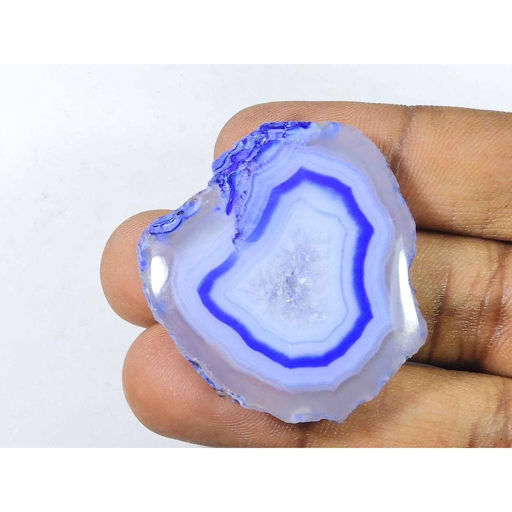 95Cts Dyed Druzy Agate Fancy Healing Crystal Cabs Loose Gemstone 36X40MM SK-2269