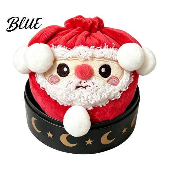 Handheld Squeezable Toys Christmas Plush Dumpling Stress Relief Toy Santa Claus Snowman Reindeer Holiday Reduction Toy Steamed Bun Squeeze Relaxation