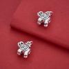 Sterling Silver 999 Pure Elephant Pendant Charm for Necklace/Bracelet - Handmade Jewelry Accessory