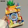 Spongebob Squarepants Building Blocks Pineapple House Island Portrait House Model Cartoon Model Bricks Kids Diy Toy Holiday Gift