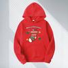 Christmas Couple New Style Autumn/Winter Women's Hooded Sweatshirt with Christmas Sock Pattern for Christmas Party Comfort