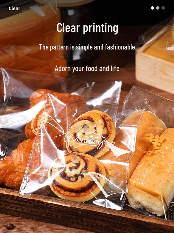ZISIZ Transparent Self-Sealing Bakery Bags