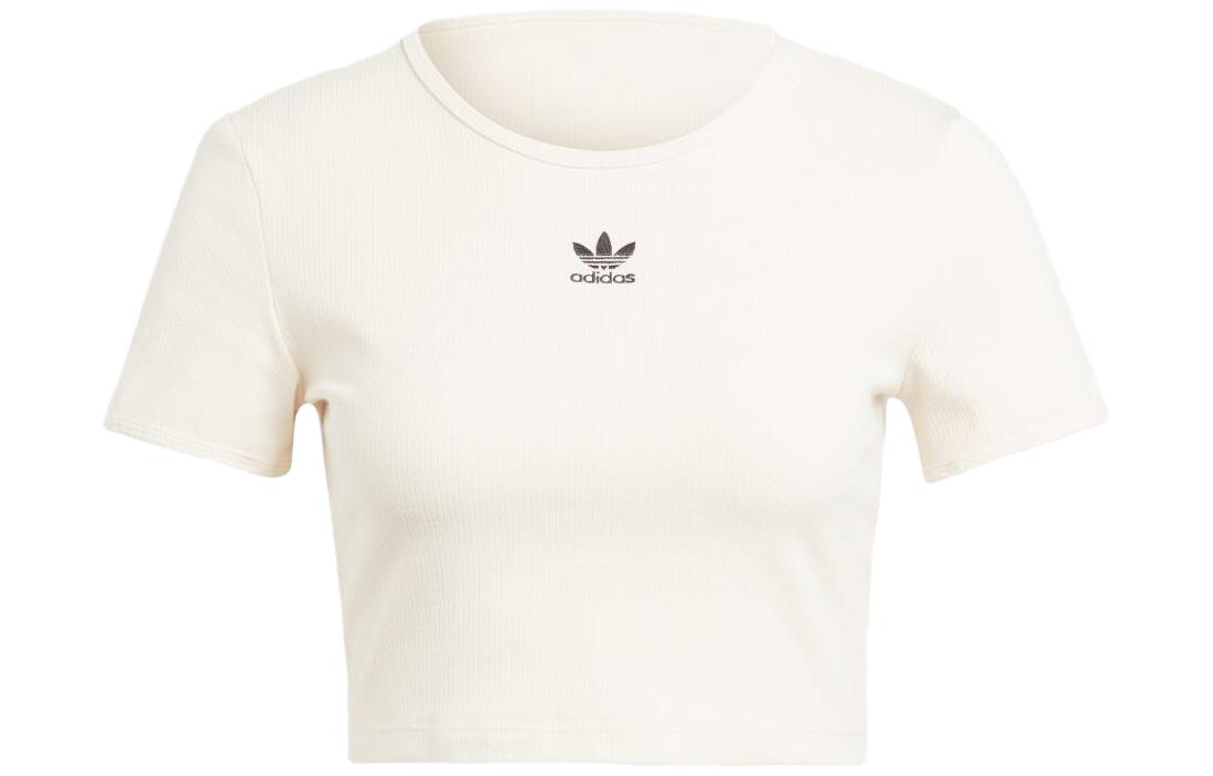 Укороченный топ Adidas с вышивкой Трилистника IJ7804 XS