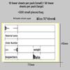 Self-Adhesive Writable Shipping Label Sticker with Backing Paper - Customizable for Warehouse and Logistics