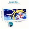 Magic Sailor Girl Color Mouse Pad Large Gaming Table Cushion Non-slip Laptop Tablet Big Mousepad XXL Mat Mini PC Playmat With Lock edge