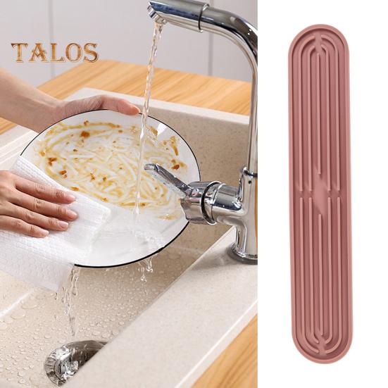 Drain Mat Flexible Silicone Sink Drain Pad Anti-Slip Silicone Countertop Protection Mat for Home