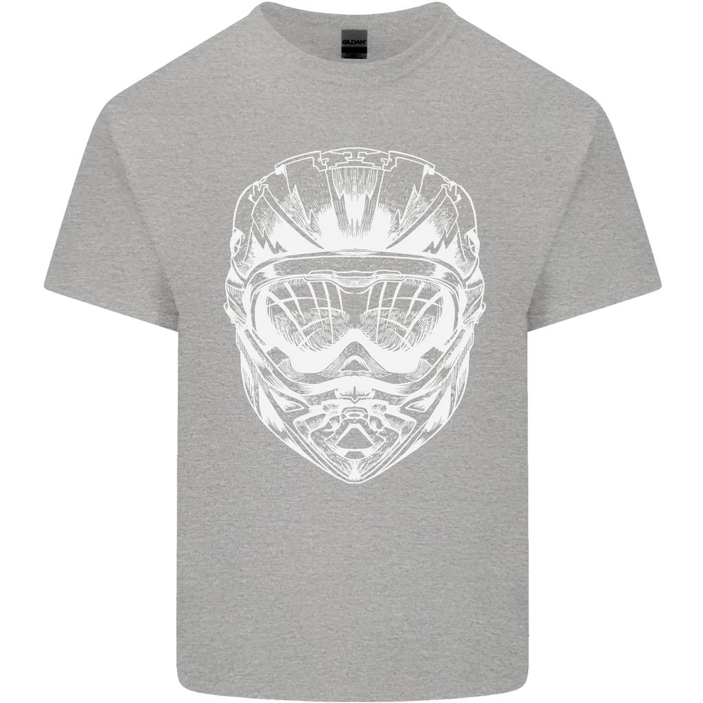 Downhill Mountain Biking Helmet DH MTB Unisexs Light Cotton TShirt