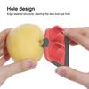 1Pcs Manual Finger Melon Shaver Non-slip Vegetable Fruit Peeler for Household Multipurpose Stainless Steel Kitchen Supplies
