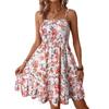 2026 outer single fast selling hot selling, printing suspender European and American dress spot wholesale holiday style dress