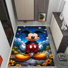 Mickey Mouse Starry Night Floor Rug Office Rug Perfect for Entryway Playrooms Game Room Dormitory Anti-slip Rug Decorate Offices Gift for Festivals