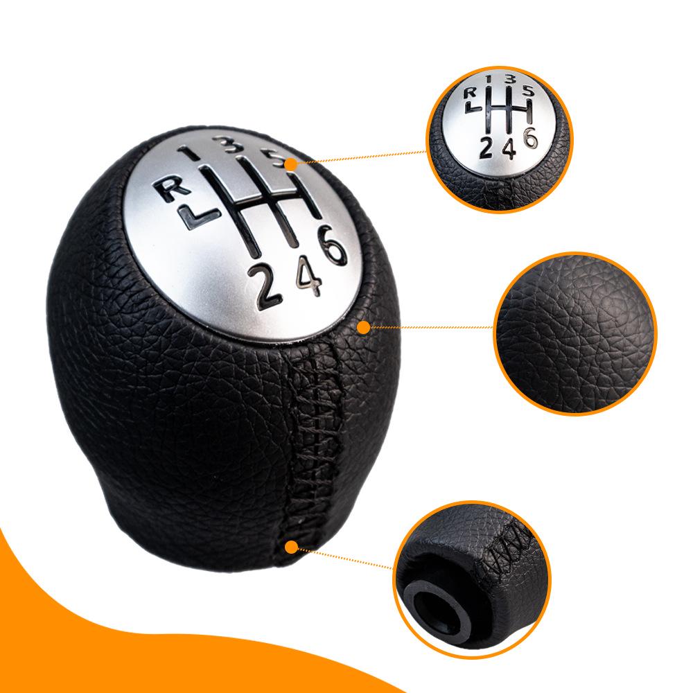 Renault Opel Manual Gear Shift Knob - Leather Wrapped with Stitching