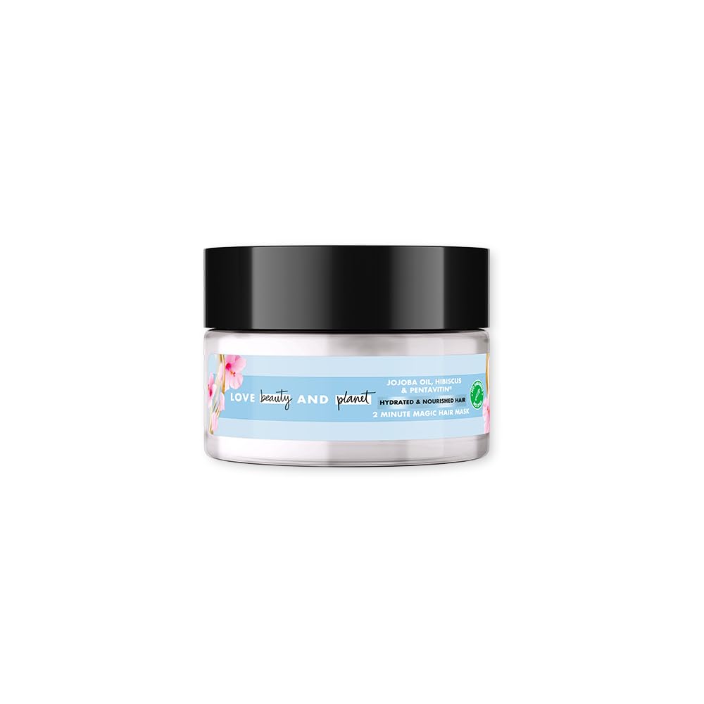Love Beauty And Planet Jojoba Oil, Hibiscus & Pentavitin Hydrate & Nourish Hair Mask 200ml
