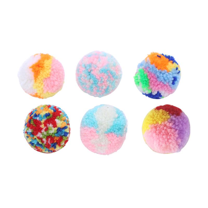 Colorful Plush Bite-Resistant Cat Toys - Interactive Self-Play Boredom Relief