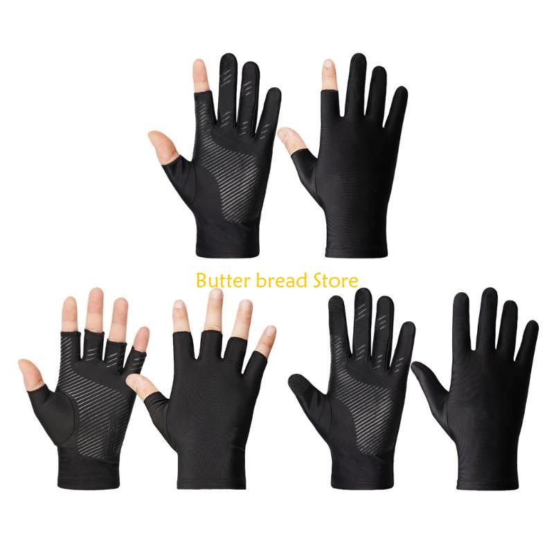 W89C High Elasticity Antislip Cooling Gloves for Cycling Fitness Fishing and Driving