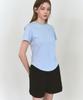 Deuloupisumeon Supima Silket Slim Short Sleeve T-Shirt [Sky Blue]