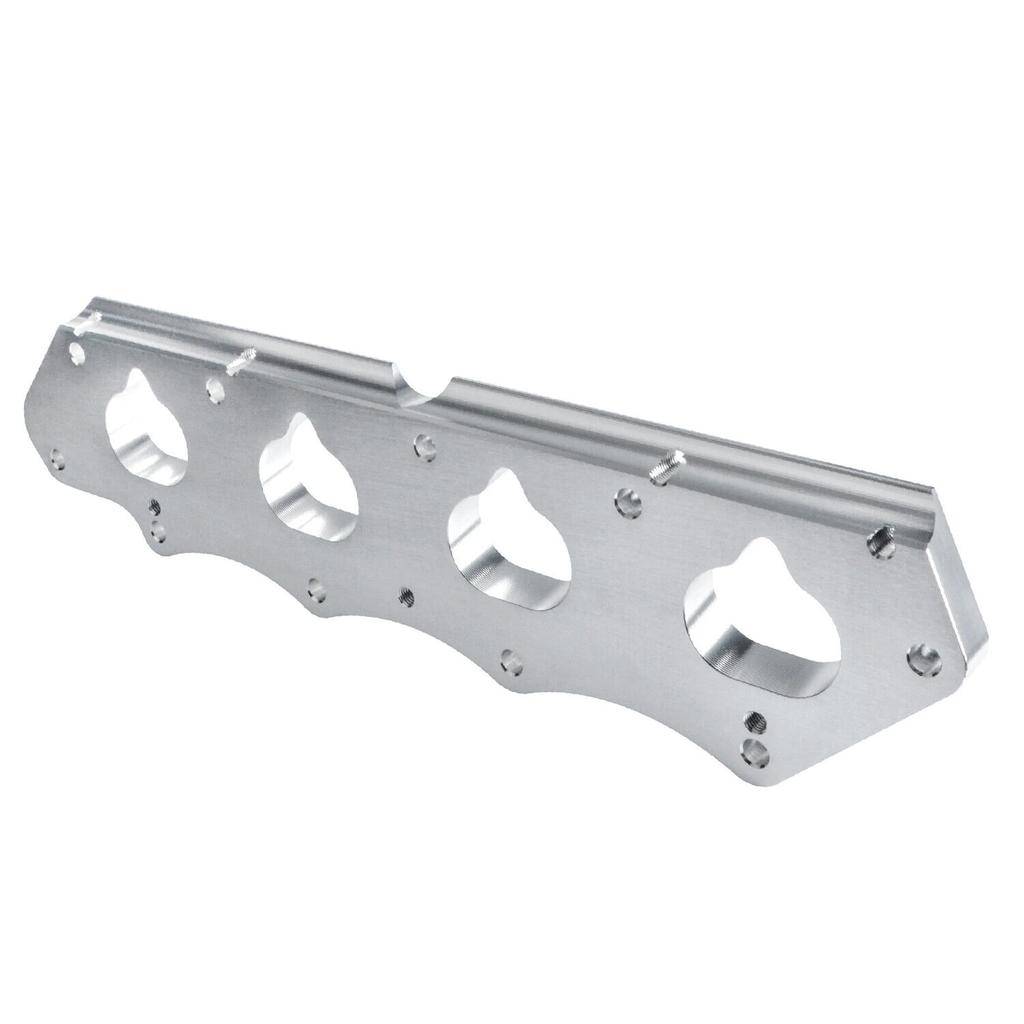 Series H to K Intake Manifold Adapter For Honda Acura Pro K-Series H2K K2H Black Silver Anodized