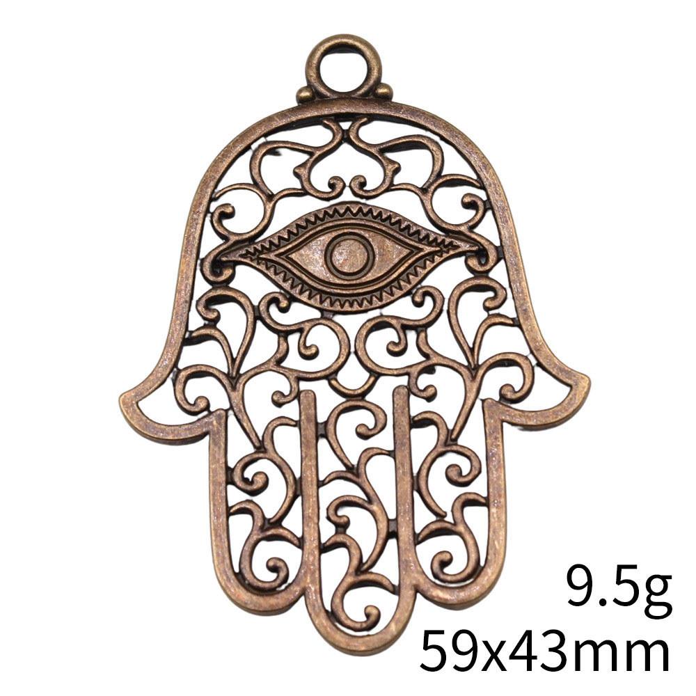 NewArrivals Charms For Necklace Hamsa Hand Talisman Amulet Charms Pendant Biz Phone Pendant