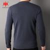 Men's Premium 100% Cashmere Crewneck Plaid Pullover Sweater
