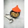 Tajine en fonte - COSY & TRENDY - Tous feux dont induction - Ø 30 cm - Orange / Noir