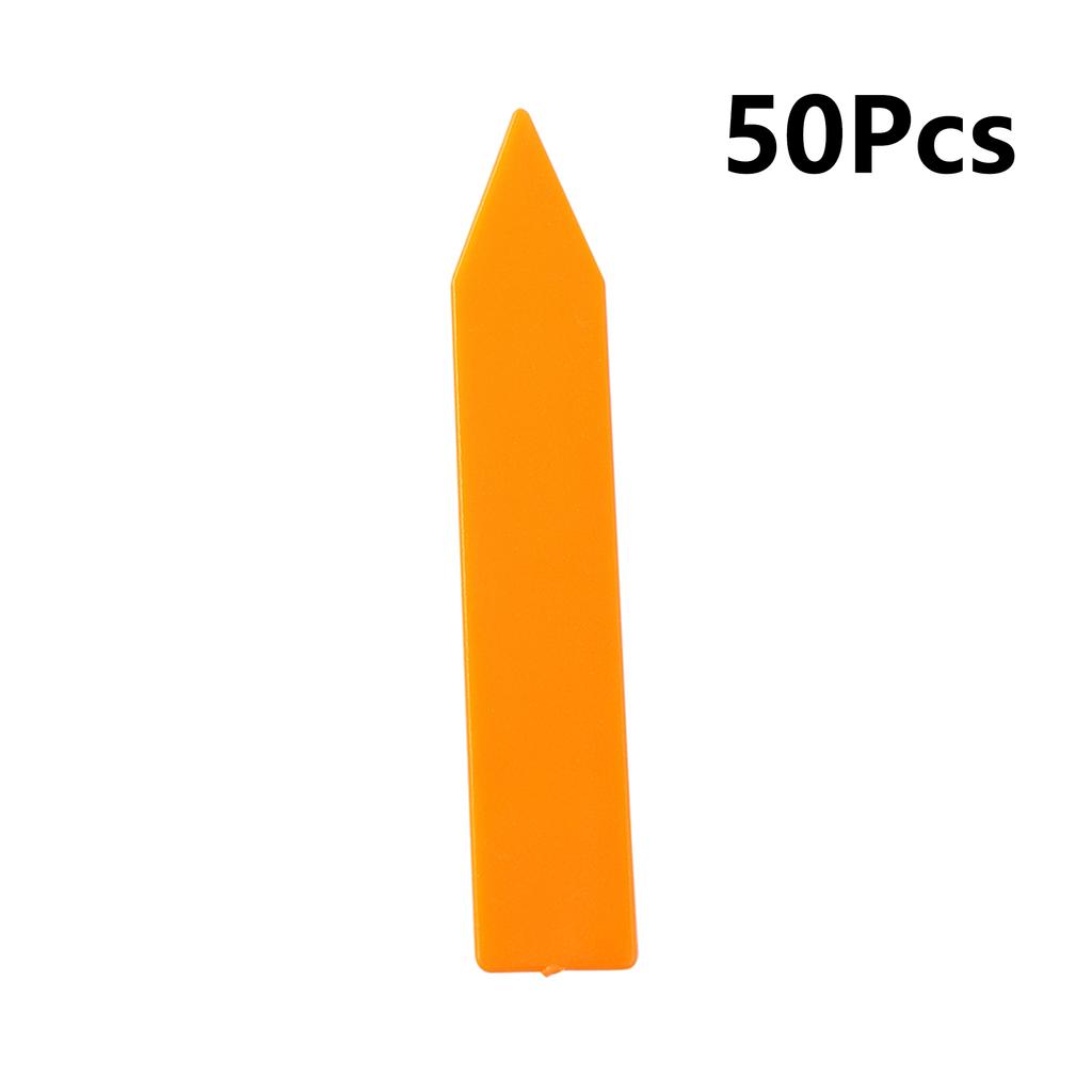 50pcs Waterproof PVC Plant Label Waterproof Nursery Garden Plant Label Pot Plant Name Seedling Label Tray Marker