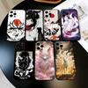 Neunschwänziger Fuchs Handyhülle Für iPhone 17,16,15,14,13,12,11 Plus,Pro Max,XS,Weiche Silikon Schwarze Hülle