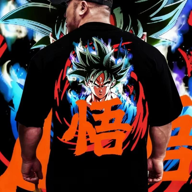 

Anime Dragon Ball Son Goku Super Saiyan Manga Style Graphic Print T-shirt Men Women Streetwear Harajuku Fashion Cotton Casual Oversized Summer New Tee 4XL