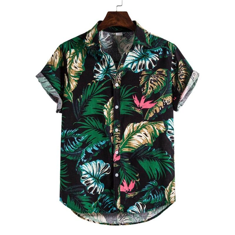 3D Printed Banana Fruit Graphic Shirt for Mens Casual Short Sleeve Beach Hawaiian Shirts Men  Vacation Tees Streetwear