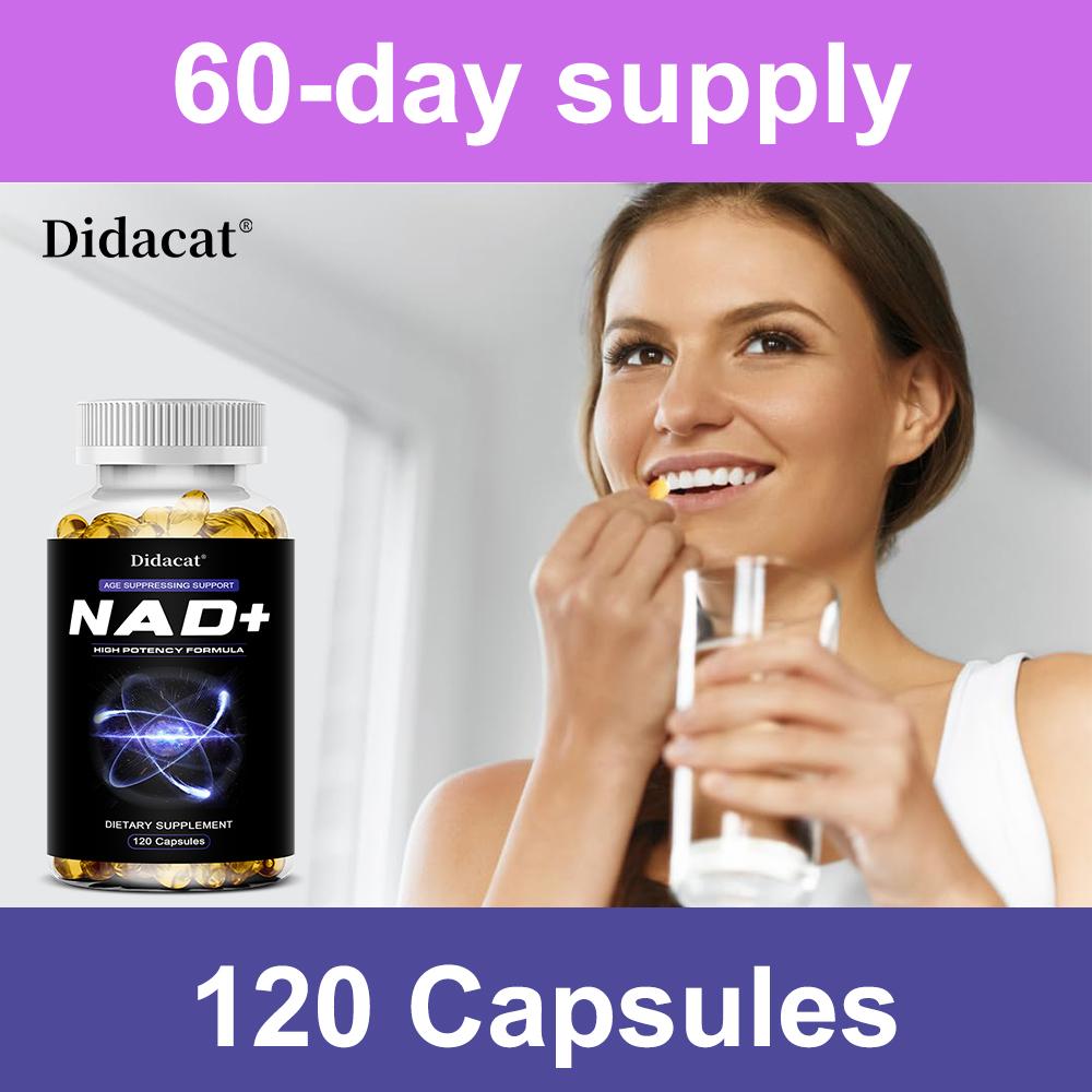 Nicotinamide Riboside Dietary Supplement, With Quercetin Phytosome, 120 Softgels Per Bottle