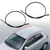 1 pár gumových lišt střechy Náhradní těsnění Snadná instalace Těsnění proti dešti Autopříslušenství 75555-12120 75556-12120