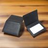 Top-grain Leather Wallet with ID and Credit Card Slots Men's Ultra-slim Vertical Cardholder Design Business VIP Bank Card Case and Card Organiser