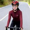 Unisex High-Stretch Fleece-Lined Long Sleeve Cycling Jersey Road Bike Riding - Breathable Moisture-Wicking Performance Top