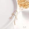 14K Gold-Filled Color-Preserving Ear Hooks & Ear Cuffs - Simple, Versatile, DIY Handmade Fashion Accessories