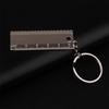 Brass Ruler with for Key Chain Ring Small Measuring Tool 5 Centimeters Gift Pres