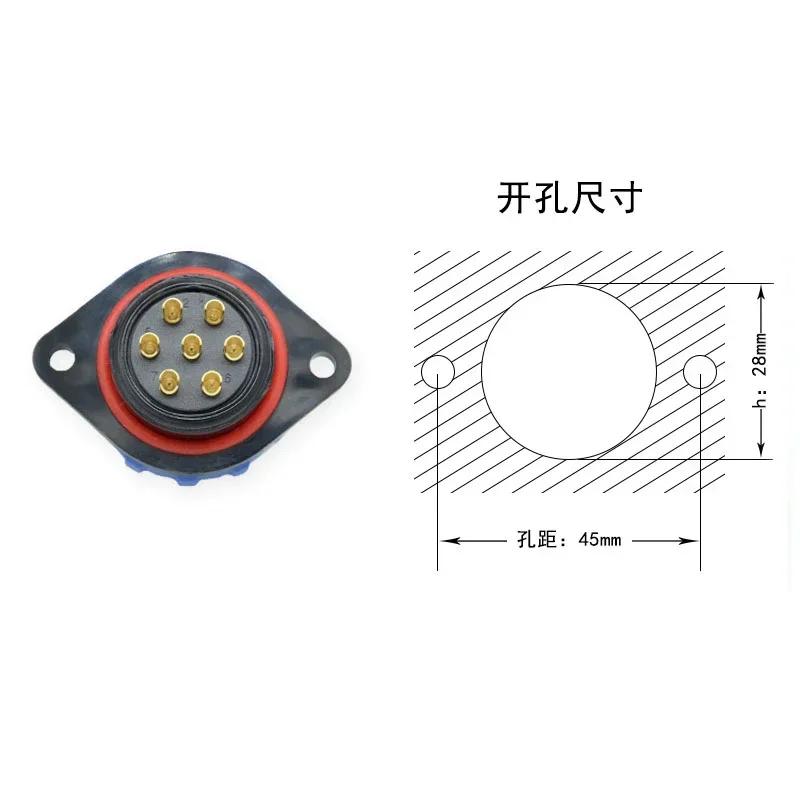 WEIPU SP2910/P+SP2913/S IP68 Power Electrical Connector 2Pin-35Pin Aviation Soldering Male Plug Female Socket for Electrical Eng