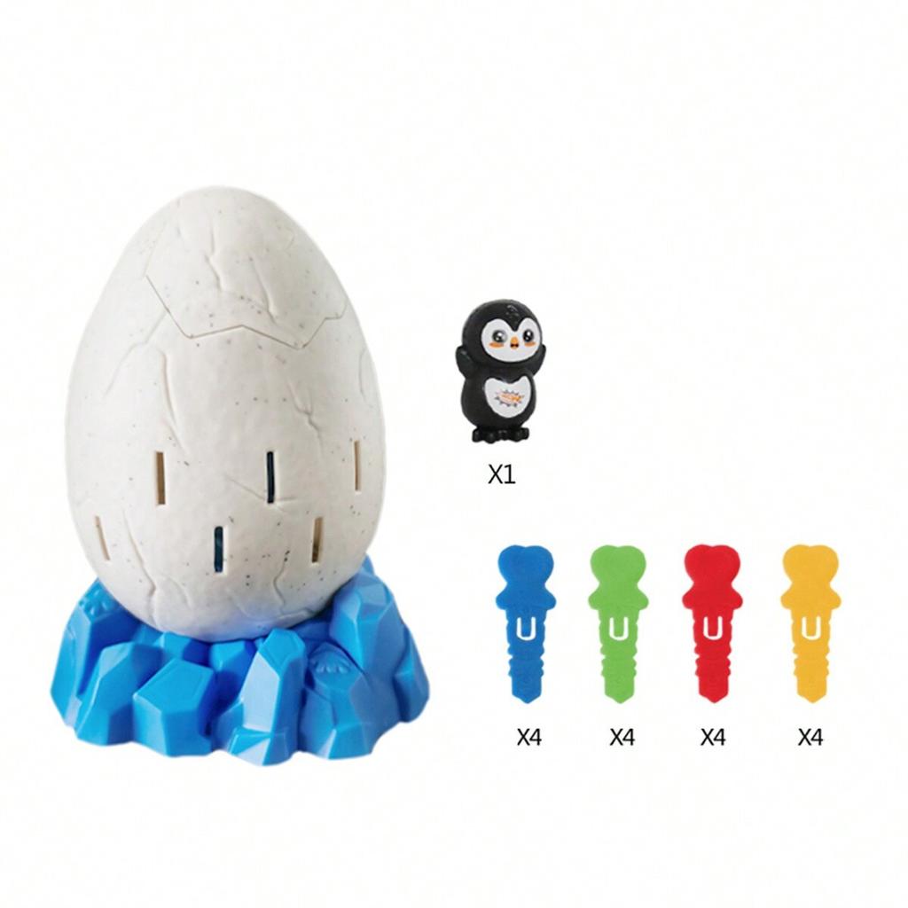 Non-Toxic Desktop Games Party Creative Prank Toys Four Pirate Bucket Dinosaur Chicken Duck Penguin Egg Toys