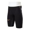[Mizuno] Swim Competitive Swimming Challenge Swimmer Boys GX/SONIC V MR Half Spats N2MB0002 90: Black Size: 130 FINA (International Swimming