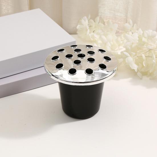 Cemetery Flower Holder with Lid Graveyard Memorial Vase Cemetery Flowerpot for Flower Arrangement Cemetery Decorations