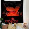 The Exorcist Tapestry Wall Hanging, Classic Horror Poster, Wall Decor for Bedroom Living Room Dorm