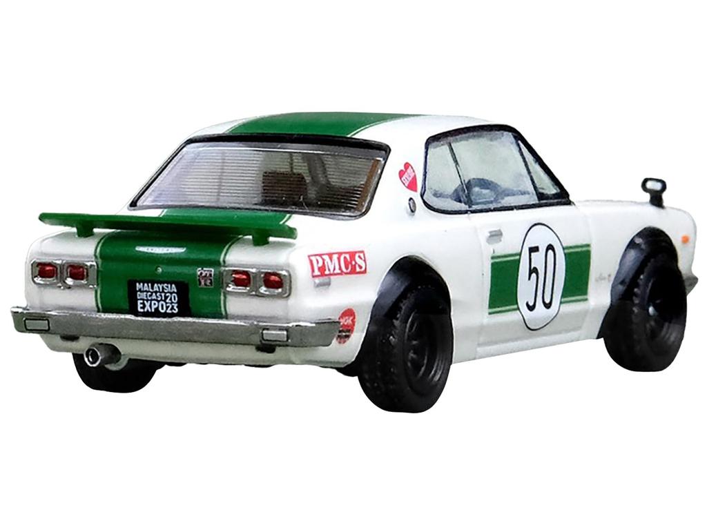 Inno Models Scale Nissan Skyline 2000 Malaysia Diecast Expo 2023 Event Exclusive Finished 1/64 GT-R (KPGC10) White, Model,