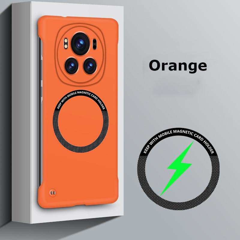 Frameless Matte Magnetic PC Case For Honor Magic 6 5 4 3 Magic6 Magic5 Pro Car Adsorption Shockproof Wireless Charging Case Casing Cover Shell