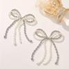 1pc Pearl Butterfly Knot Shoe Charm Pendant,DIY Versatile Handcrafted Bead Decoration for Shoes and Bags,Plastic Material